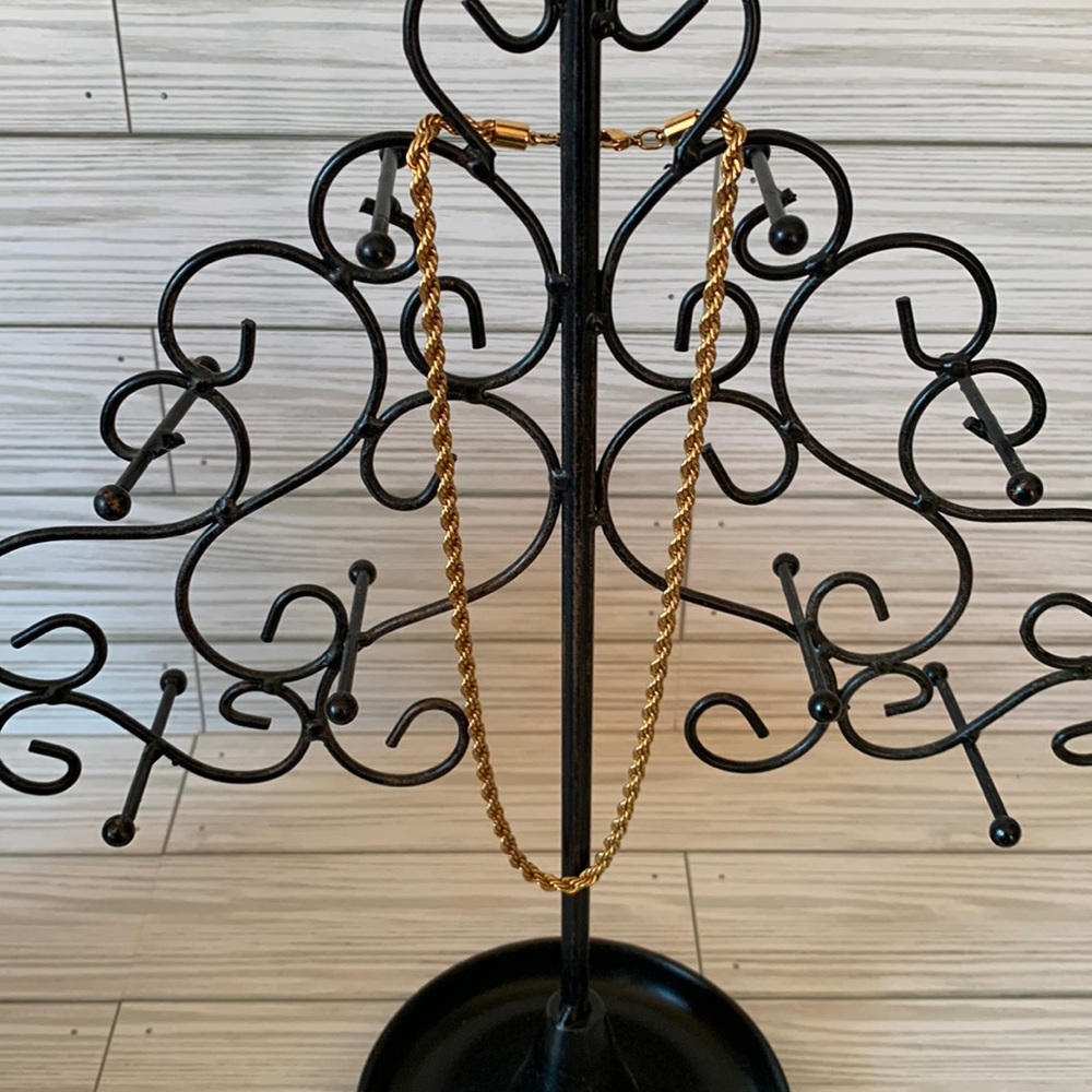 Vintage gold plated necklace